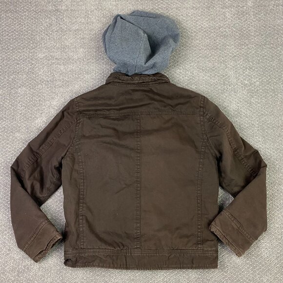 Vintage American Eagle Military Field Jacket Men's Large Fits like Medium Hooded - Picture 6 of 14